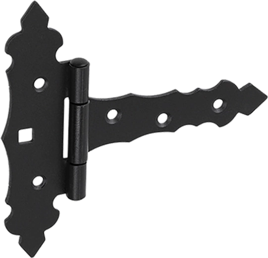 Bisagra decorativa negra 100 × 35 × 130 × 2 mm