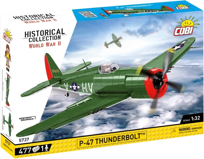 Maqueta del avión P-47 THUNDERBOLT 1:32 (477 piezas)