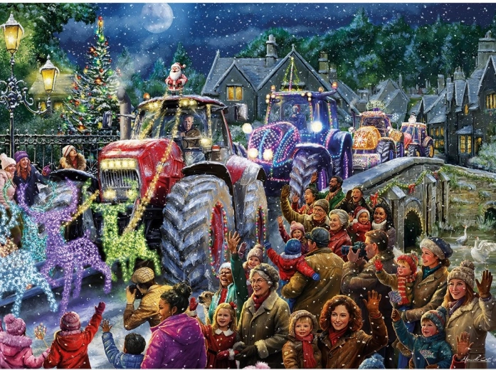 Puzzle Navidad en la granja 1000 piezas GIBSONS