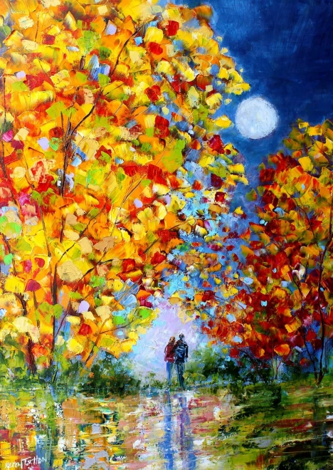 Puzzle Luna otoñal 1000 piezas ENJOY