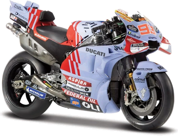Maisto motocicleta Gresini Racing 2024 Marc Marquez 1:18