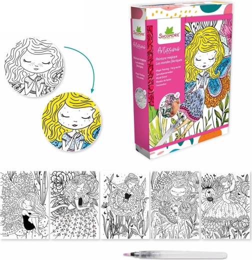 Artissimo pintura mágica con agua – hadas de cuento