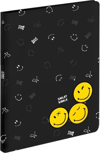 Archivador A4 con 4 anillas SMILEY WORLD de polipropileno