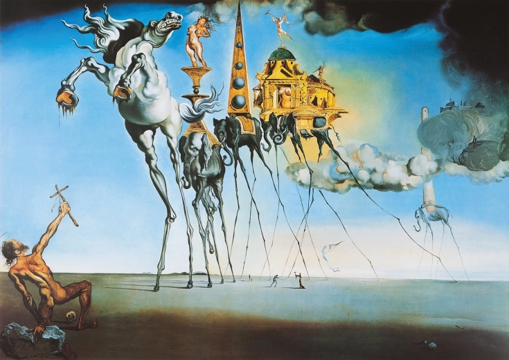 Puzzle SALVADOR DALÍ – La tentación de San Antonio 1000 piezas