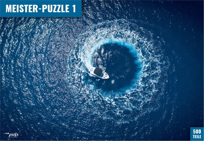 PULS ENTERTAINMENT meister-puzzle 1: barco – rompecabezas desafiante de 500 piezas