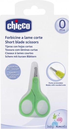 Tijeras Chicco para recién nacidos con hoja corta