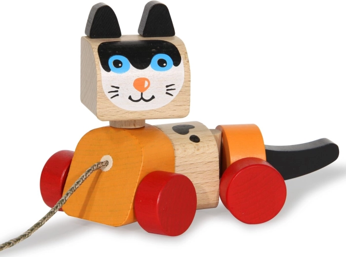 Gato de madera para tirar Kidiwood