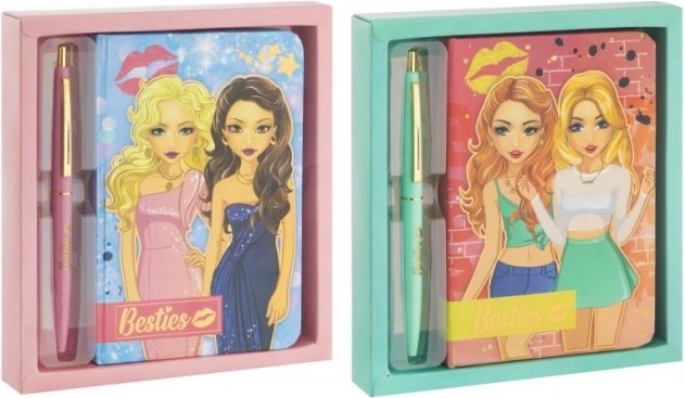 Diario Besties y bolígrafo