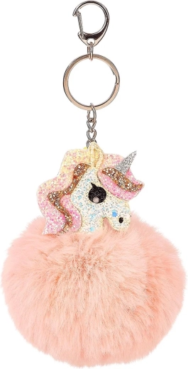 ¡Souza! Llavero Valentina con unicornio, rosa claro