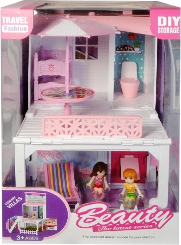Villa de dos plantas para mini muñecas
