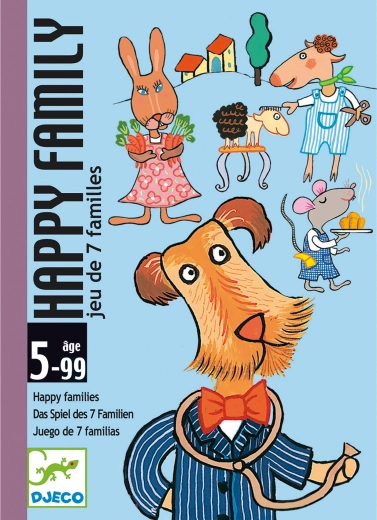 Juego de cartas Familias Felices Djeco
