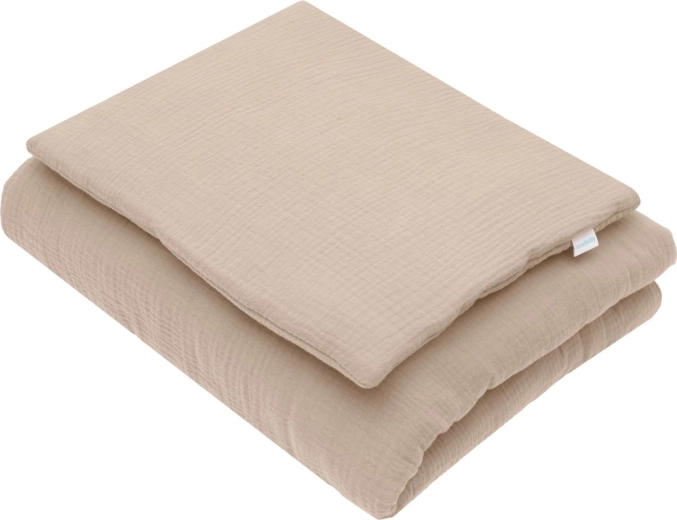 Juego de muselina con relleno 80 × 70 cm beige