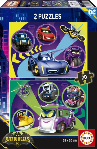 Educa Puzzle Batwheels 2x20 piezas