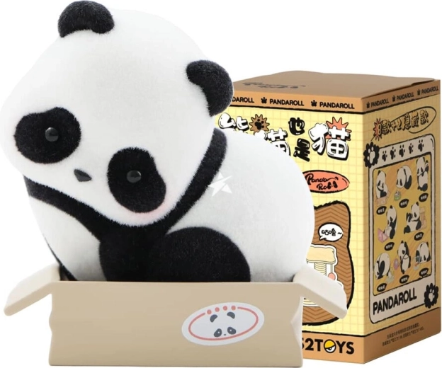 Figura coleccionable 52TOYS Panda Roll Panda como gato - 1 unidad