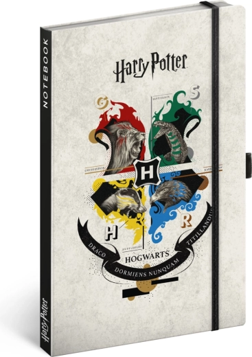Cuaderno NOTIQUE HARRY POTTER, rayado, 13 × 21 cm
