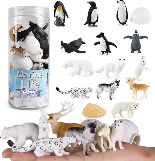 Animales del Ártico - Set de figuras 16 uds