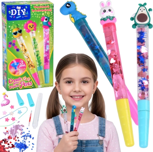Kit creativo DIY para hacer bolígrafos de gel – 3 unidades