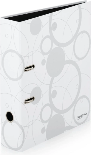 Archivador de palanca A4 laminado en color blanco