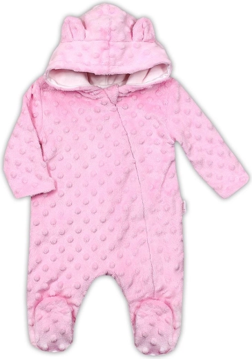 Mono para bebé de minky NICOL Bubbles rosa