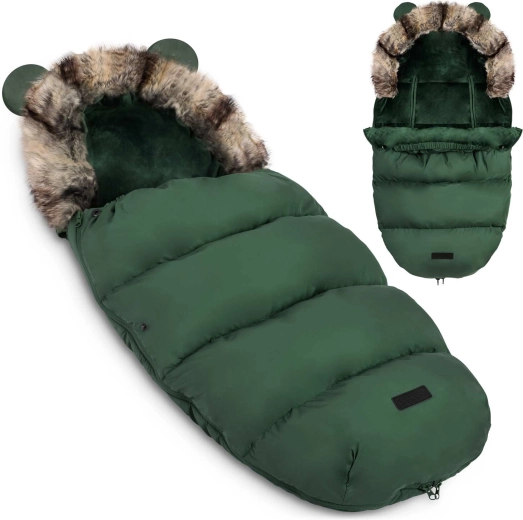 Saco de invierno para cochecito y trineo Ricokids Elmi rosa