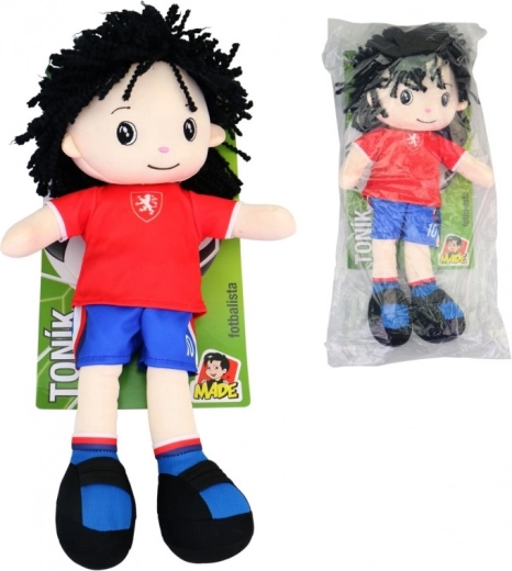 Muñeco de tela Toník futbolista