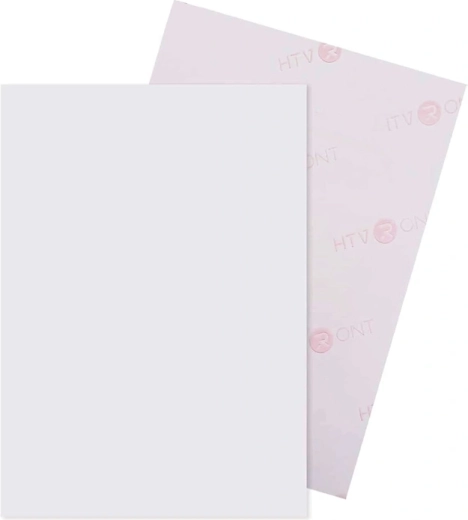 Papel termotransferible HTVRONT para telas oscuras A4 (8 hojas)