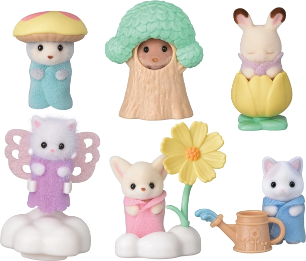 Bebés Sylvanian Families con disfraces de flores, bolsa sorpresa - 1 unidad