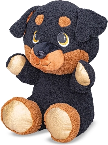 Rottweiler de peluche sentado 16,5 cm