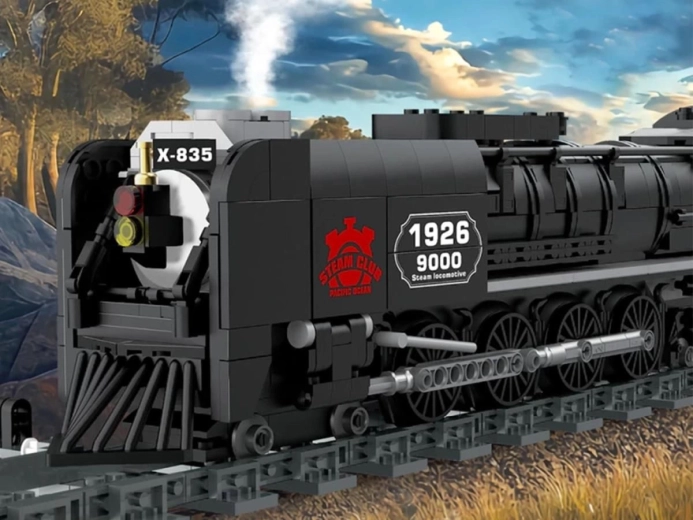 Reproducción realista de la locomotora