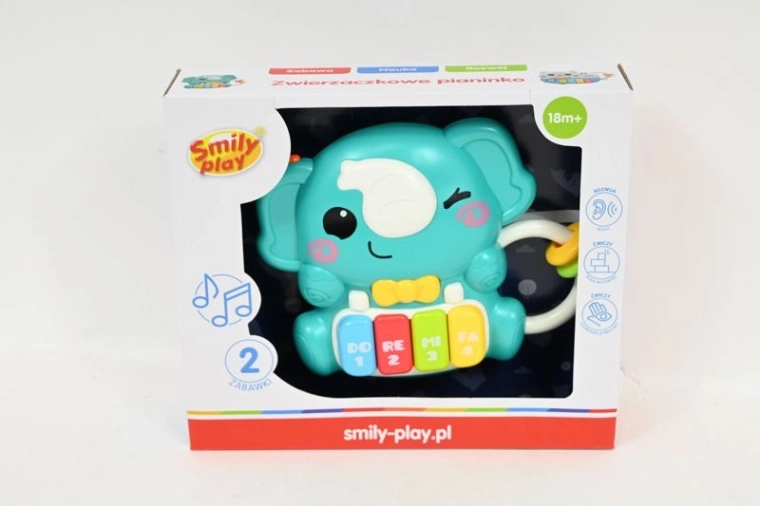 SmilyPlay pianito interactivo de animalitos (elefantito)