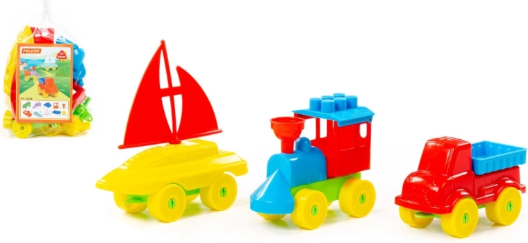 Juego de construcción Pequeño viajero, 23 piezas