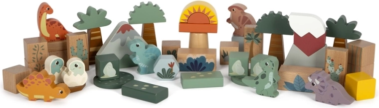 Bloques de madera Dino Small Foot