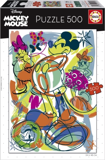 Educa Puzzle Mickey y sus amigos de 500 piezas
