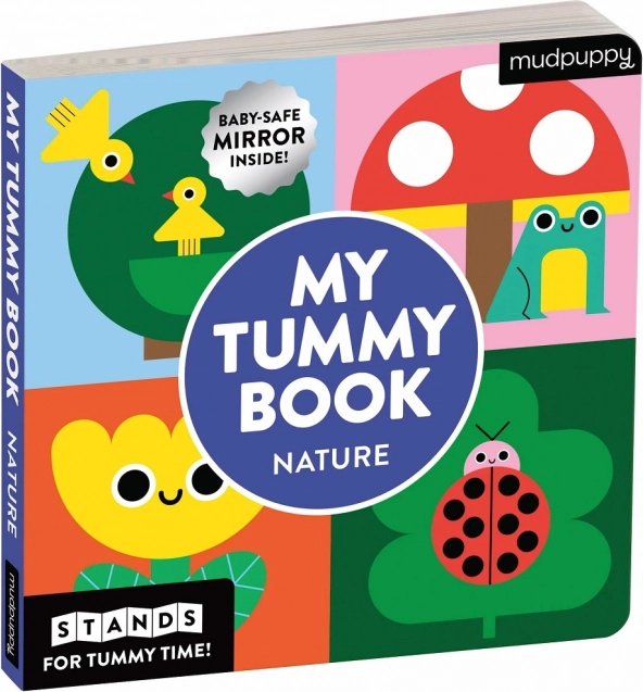 Mudpuppy Libro de doble cara con espejo Naturaleza