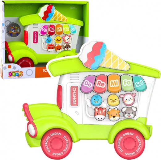 Pianito eléctrico infantil – heladería verde