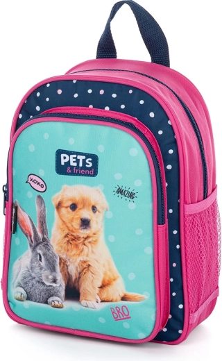Mochila infantil preescolar de mascotas