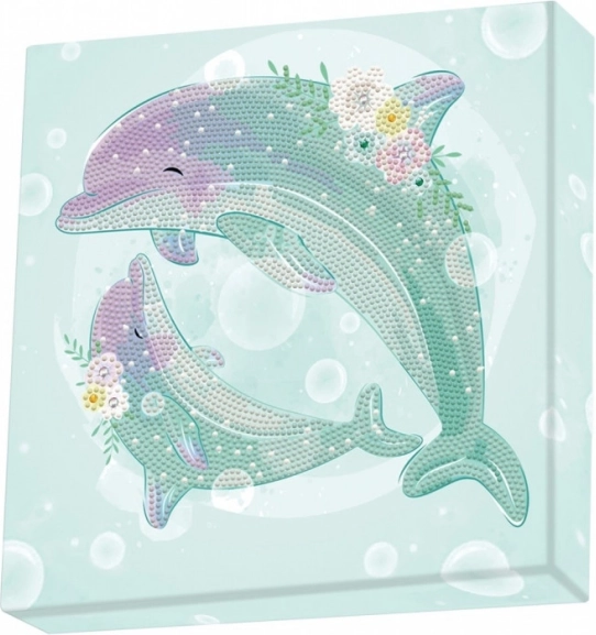 Set Diamond Dotz - Delfines danzantes