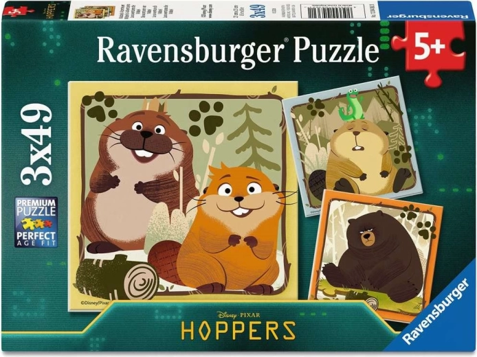 Puzzle Ravensburger De escapada a la naturaleza 3x49 piezas