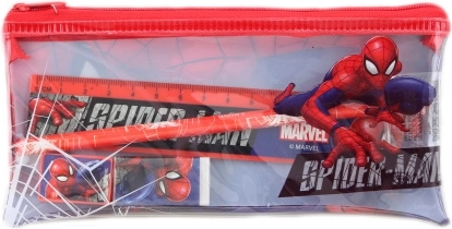 Estuche con material escolar de Spiderman