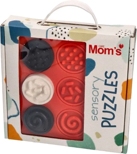 Aros de rompecabezas sensoriales de contraste 6m+ Mom's Care