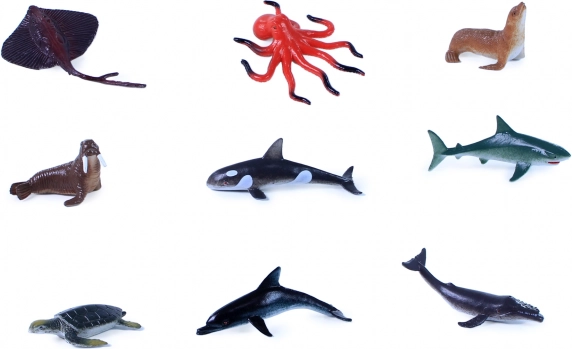 Figuras de animales marinos (set)