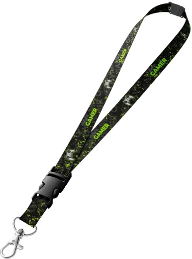 Lanyard infantil para el cuello con mosquetón para pequeños jugadores