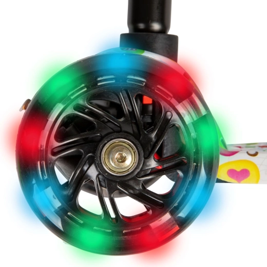 Ruedas LED luminosas para una conducción divertida y visible