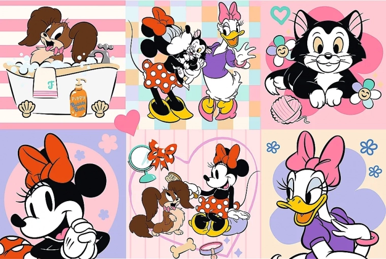 Puzle DISNEY Minnie: día colorido de 160 piezas