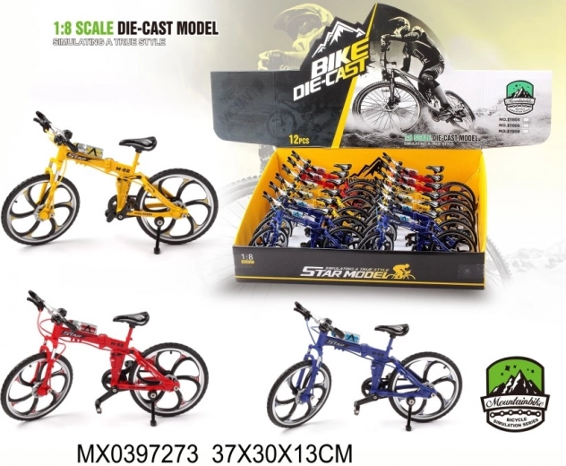 Modelo en miniatura de bicicleta 1:8
