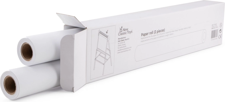 Rollos de papel de repuesto para pizarra de doble cara NEW CLASSIC TOYS – 2 unidades