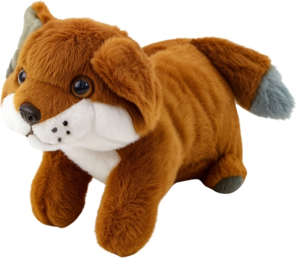 Zorro de peluche marrón-rojizo 28 cm