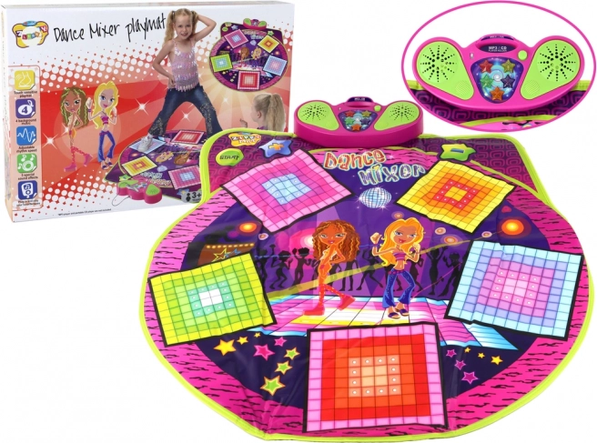 Alfombra de baile infantil con luces y sonidos, 91 cm x 93 cm