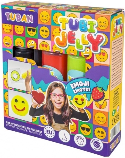 Set Tubi Jelly Emoticones 3 colores