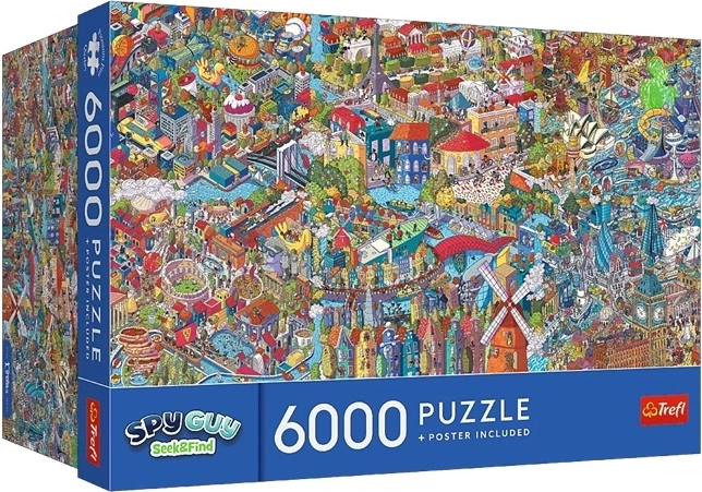 Puzle Spy Guy: city break – 6000 piezas